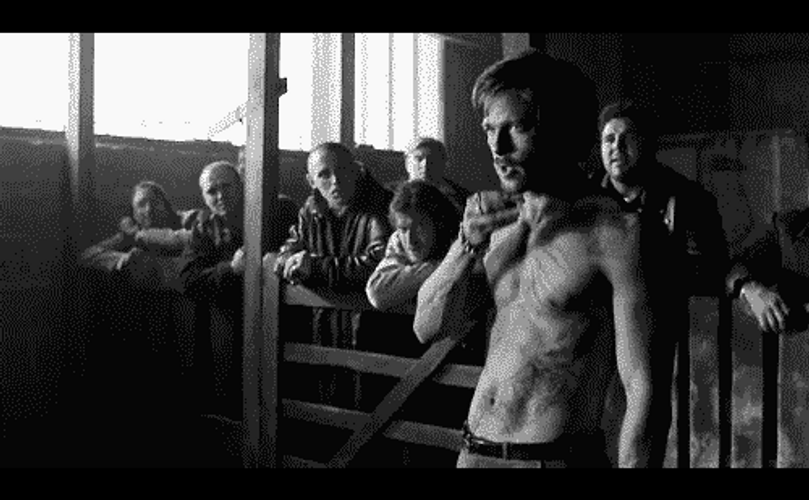 Snatch Movie Brad Pitt Punch GIF