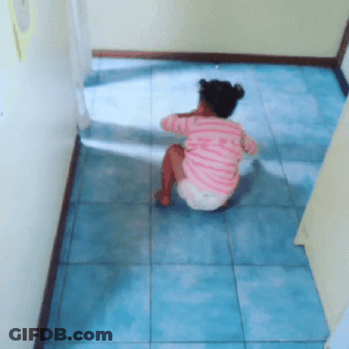 Sneak Out Baby Girl GIF