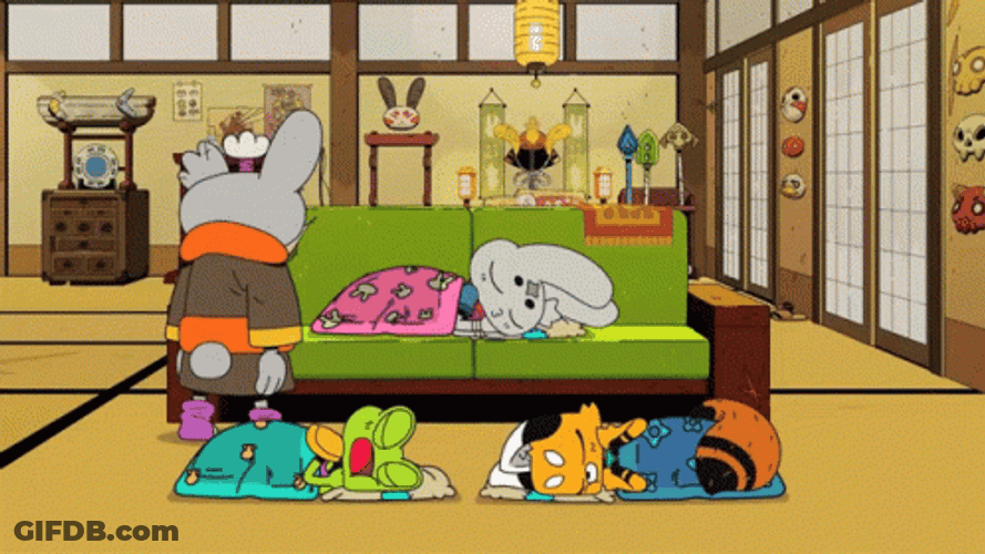 Sneak Out Ninjin GIF