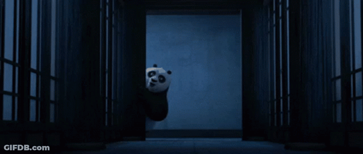 Sneak Out Po The Panda GIF