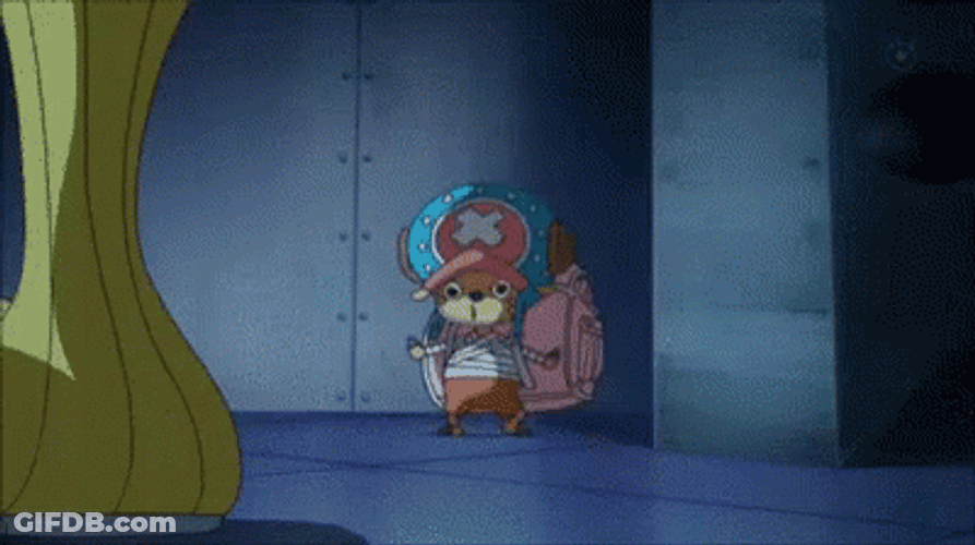 Sneak Out Tony Tony Chopper GIF