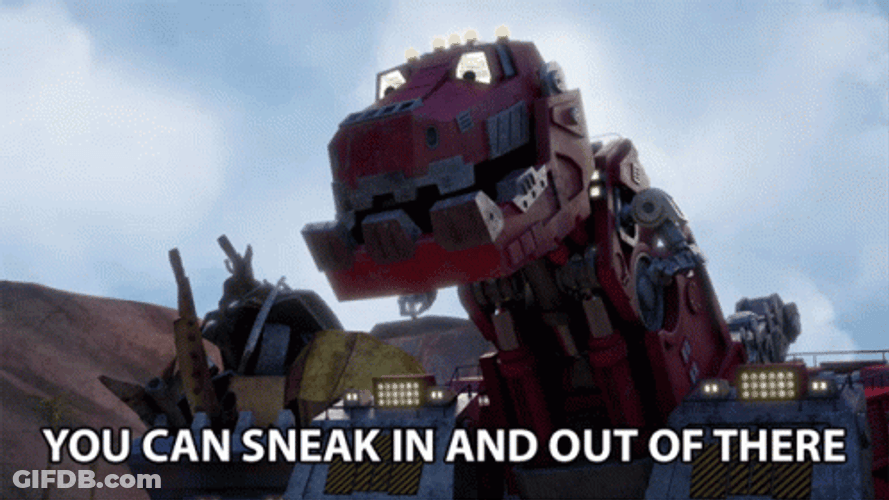 Sneak Out Ty Rux GIF