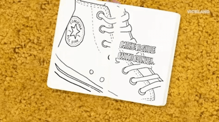 Sneaker Converse Digitized Art GIF