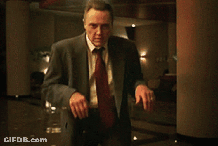 Sneaking Dance Move Christopher Walken GIF