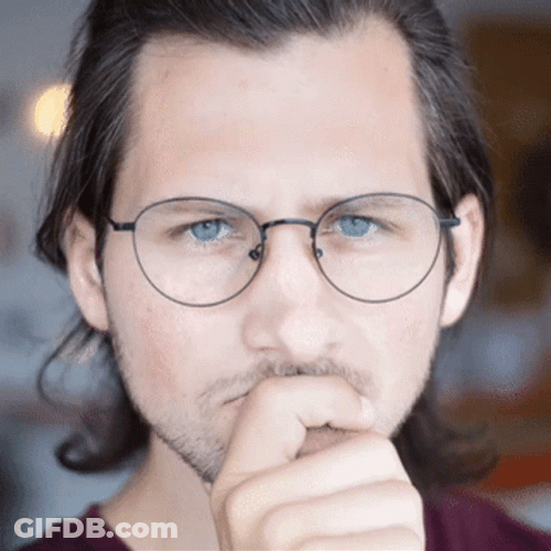 Sneaky Guy Raising Eyebrows Up GIF