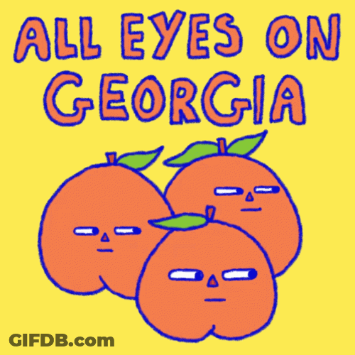 Sneaky Peach All Eyes On Georgia GIF