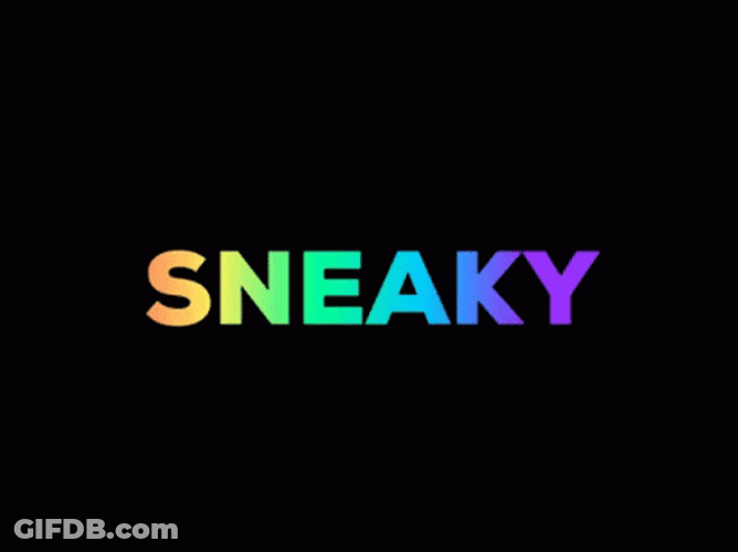 Sneaky Word Artwork GIF