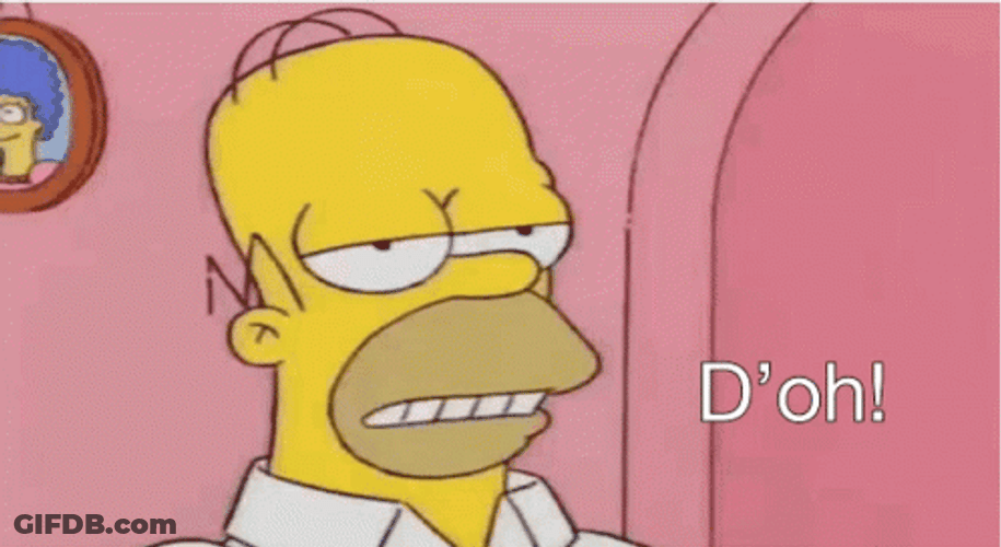 Sneezing Homer Doh GIF