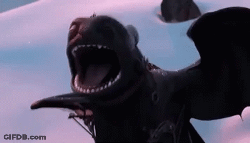 Sneezing In Cold Toothless Meme GIF