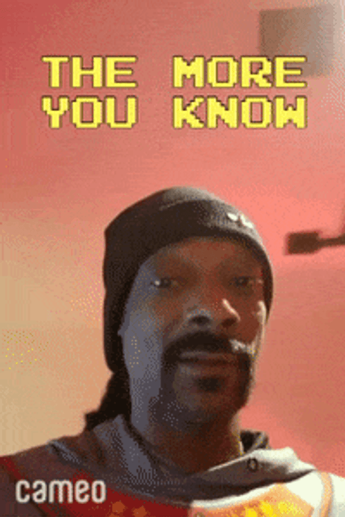 Snioop Dog The More You Know GIF