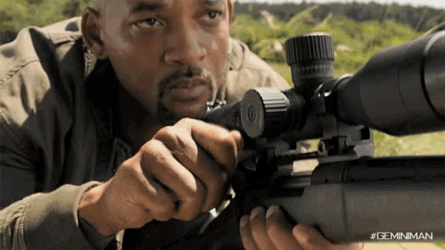 Sniper At The Ready GIF