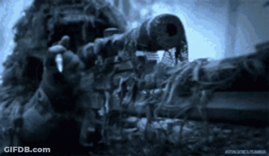 Sniper Gun Ready Headshot GIF