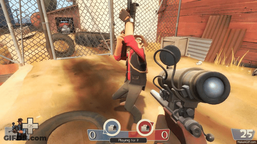 Sniper Ready Dance Move GIF