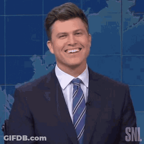 SNL Colin Jost Come On GIF