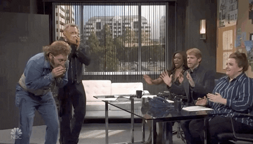 SNL Daniel Craig Puking GIF
