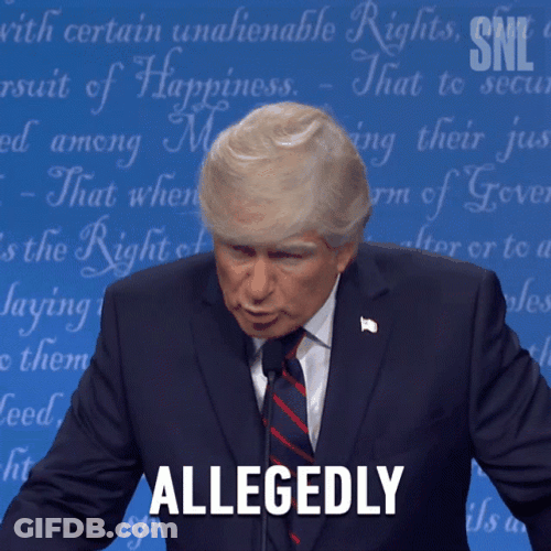 Snl Donald Trump Allegedly GIF