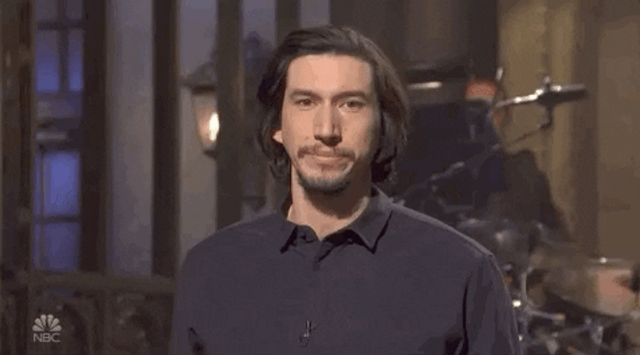 SNL Host Adam Driver GIF