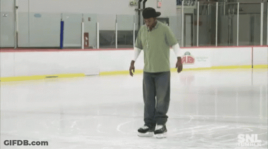 Snl Ice Skating GIF