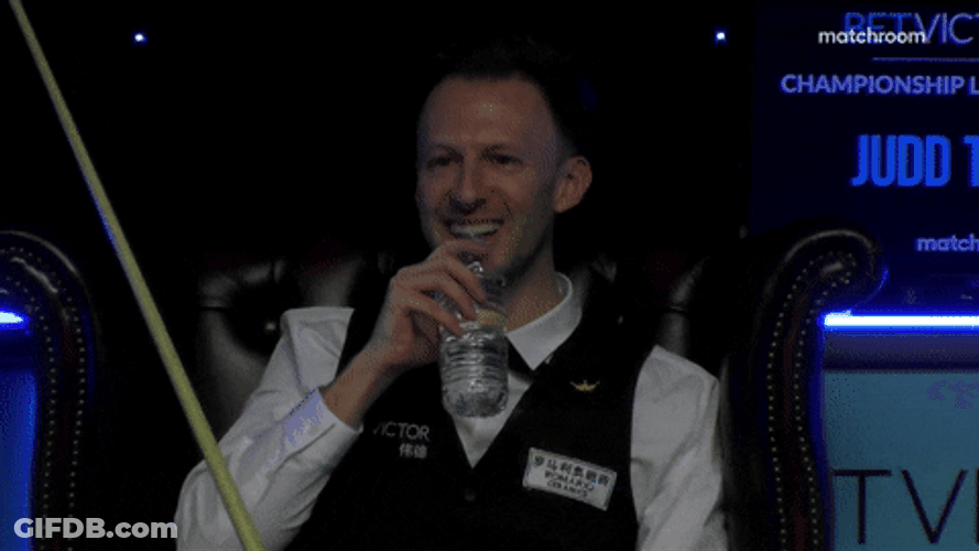 Snooker Player Judd Trump Drink Water GIF
