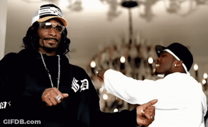 Snoop Dogg And 50 Cent Pimp GIF