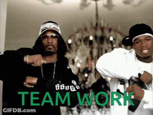 Snoop Dogg And 50 Cent Standing Together GIF