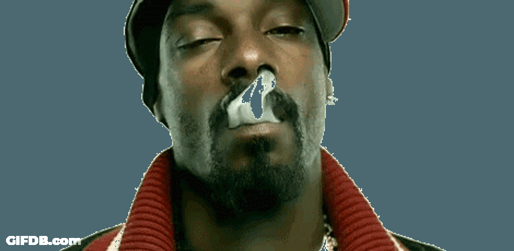 Snoop Dogg Blowing Out Smoke GIF