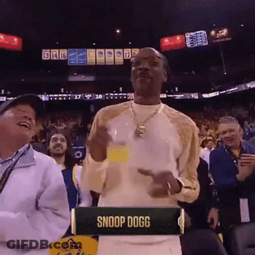 Snoop Dogg Dance In Basketball Game GIF