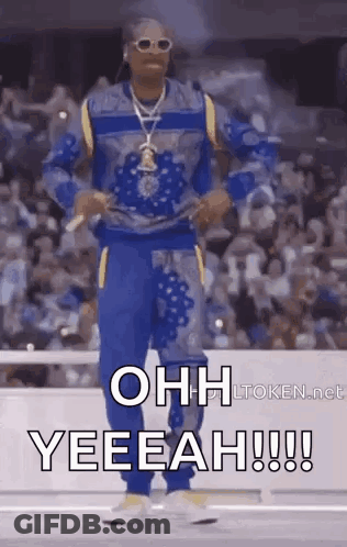 Snoop Dogg Dancing In Stadium GIF