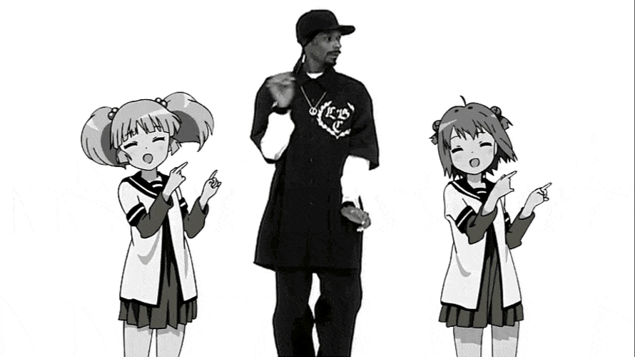 Snoop Dogg Dancing With Anime Girls GIF