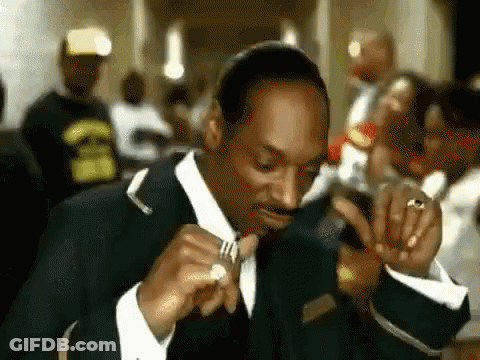Snoop Dogg Eating Food With Fork And Knife GIF