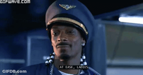 Snoop Dogg In Captain's Hat Says At Ease Ladies GIF