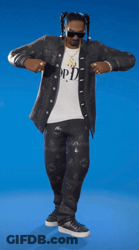 Snoop Dogg In Sunglasses And OPD Shirt GIF