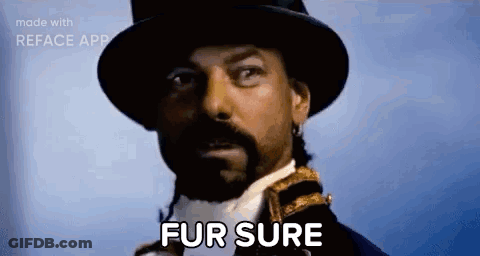 Snoop Dogg In Top Hat And Military Uniform Saying Fur Sure GIF