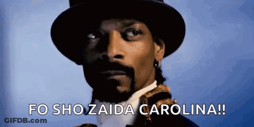 Snoop Dogg Is Wearing A Top Hat And Tie And Says Fo Sho Zaida Carolina ! GIF