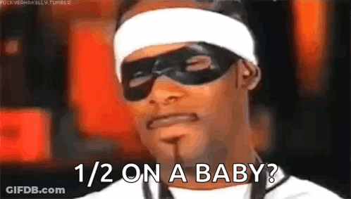 Snoop Dogg Mask Sunglasses 1/2 On Baby GIF