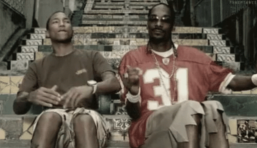 Snoop Dogg Pharell Williams Jamming Dance GIF