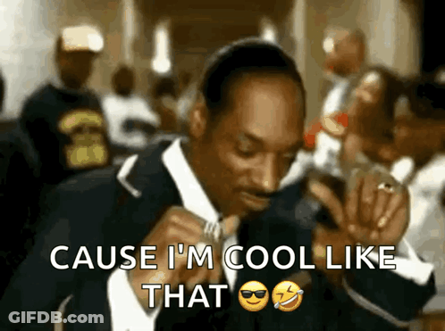 Snoop Dogg Saying Cause I'm Cool Like That GIF