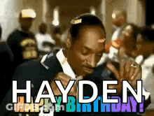 Snoop Dogg Says Happy Birthday To Hayden GIF