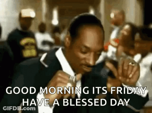 Snoop Dogg Singing Into Microphone Saying Good Morning Its Friday Have A Blessed Day GIF