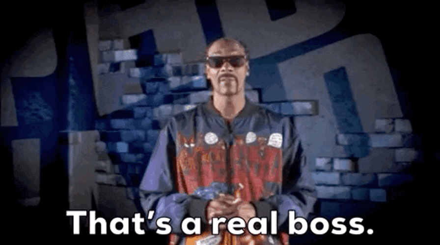 Snoop Dogg That's A Real Boss GIF