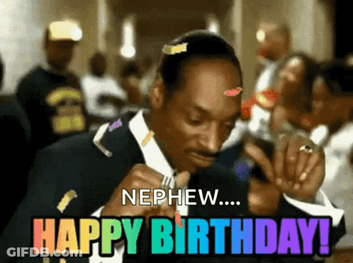 Snoop Dogg Wishes His Nephew Happy Birthday GIF