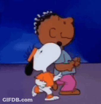 Snoopy And Charlie Brown Dancing GIF