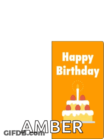 Snoopy And His Friends Are Celebrating Amber 'S Birthday By Holding A Birthday Cake . GIF