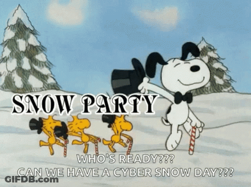 Snoopy And Woodstock Dancing We Gonna Be Rich GIF