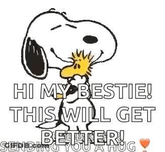 Snoopy And Woodstock Standing Talking GIF