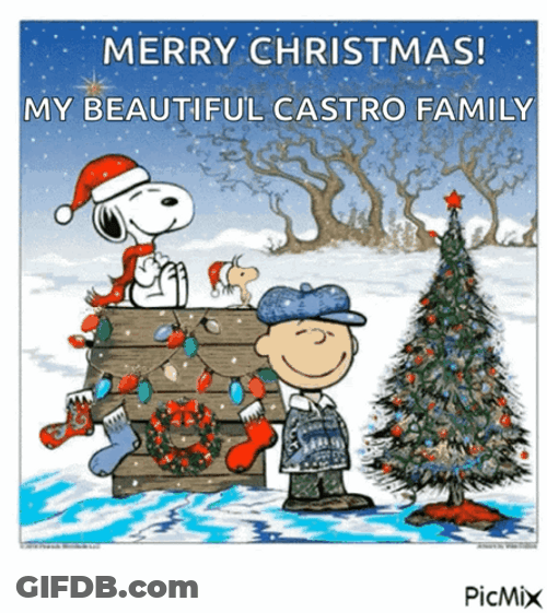 Snoopy Beautiful Christmas GIF