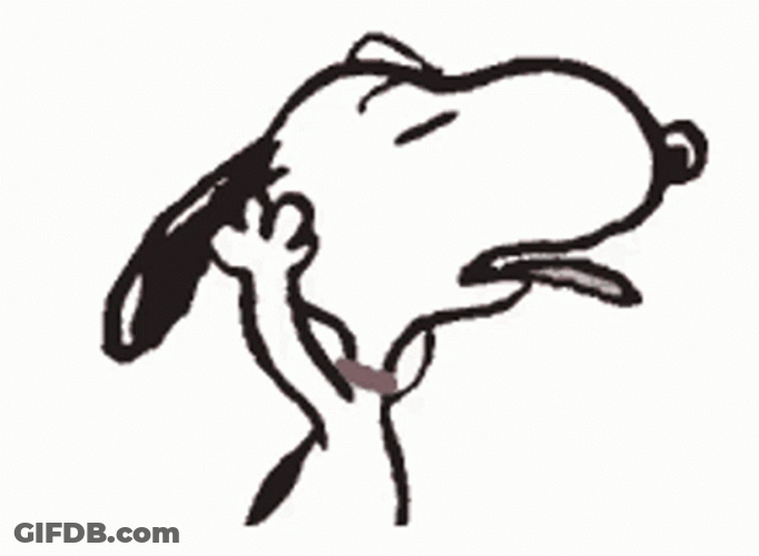 Snoopy Blep Sunday GIF
