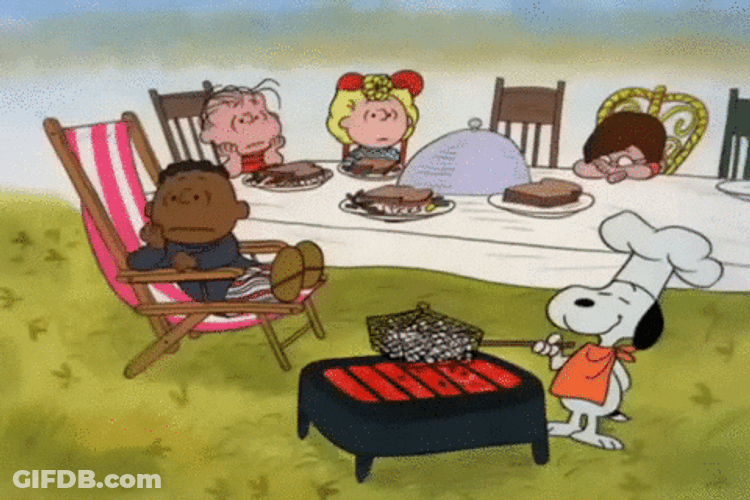 Snoopy Charlie Brown Popcorn GIF