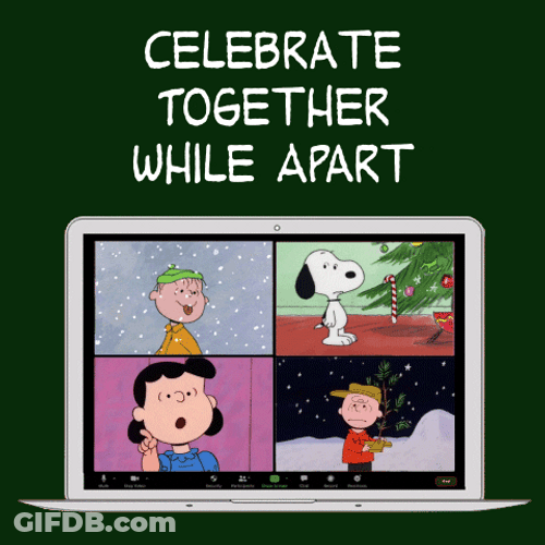 Snoopy Christmas Celebrating Together GIF