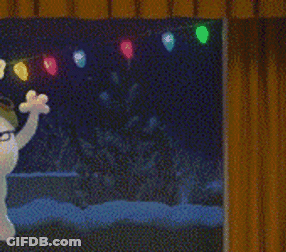 Snoopy Christmas In Christmas Lights GIF